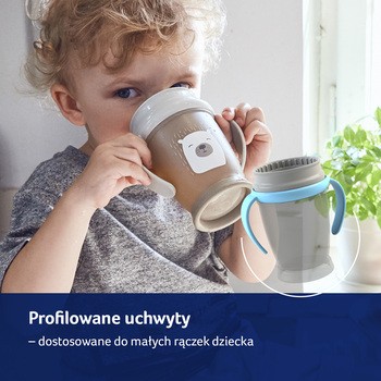 Lovi, kubek 360°Junior z uchwytem, Buddy Bear, 250 ml