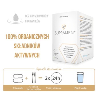 Supramen, kapsułki, 120 szt.