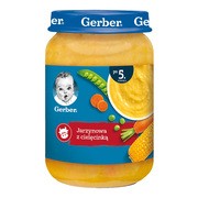 Gerber, jarzynowa z cielęcinką, 5 m+, 190 g https://azcdn.doz.pl/image/d/product/cffa07e4-scale-180x180.png