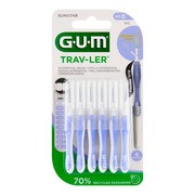 Gum Trav-Ler, szczoteczka międzyzębowa, 0,6 mm, wrzosowa, 6 szt. https://azcdn.doz.pl/image/d/product/c7488a80-scale-180x180.png