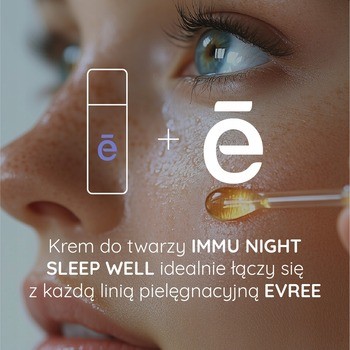 Evree Immu Night SleepWell, krem intensywnie regenerujący, na noc, 45 ml