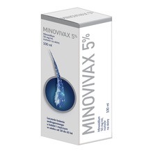 Minovivax 5%, 50 mg/ml, roztwór na skórę, 100 ml