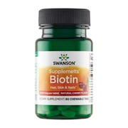 Swanson Biotyna, tabletki do ssania, 60 szt.        