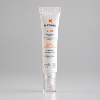Sesderma C-Vit Eye Contour Cream, rozświetlający krem pod oczy, 15 ml