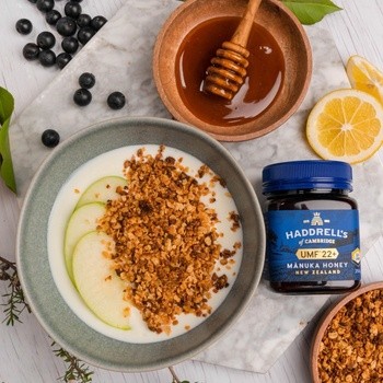Haddrell's, Manuka Honey, miód manuka UMF22+, MGO968+, 250 g