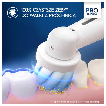 Oral-B, Pro Junior 6+, Frozen, szczoteczka elektryczna