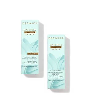 Dermika Maestria Skin Matrix Repair, Luksusowy krem przeciwzmarszczkowy pod oczy, 15 ml