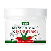 Virde, końska maść rozgrzewająca z konopiami, 250 ml
