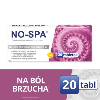 No-Spa, 40 mg, tabletki, 20 szt.