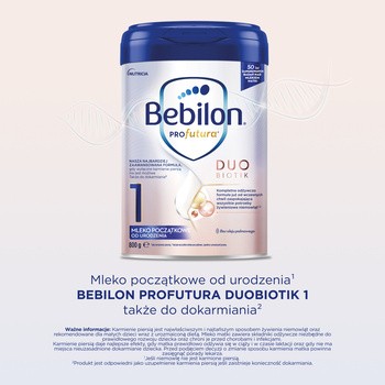 Bebilon PROfutura DUOBIOTIK 1, mleko początkowe od urodzenia, proszek, 800 g