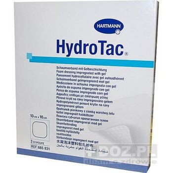 HydroTac Comfort, opatrunek jałowy, 20 x 20 cm, 3 szt