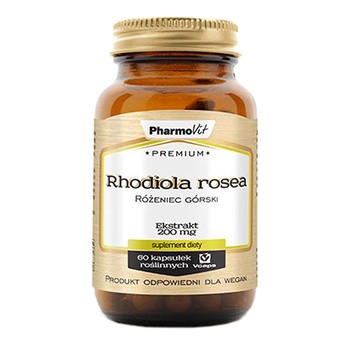 Pharmovit Premium Rhodiola rosea, 200mg, kapsułki, 60 szt.