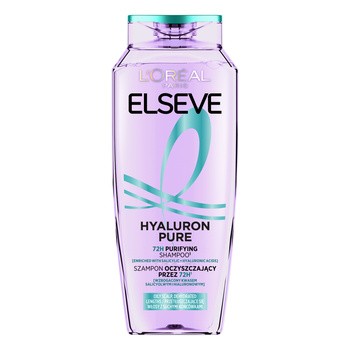 Elseve Hyaluron Pure, szampon oczyszczający, 400 ml