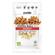 Purella Superfoods, Morwa biała, suszone owoce, 45 g https://azcdn.doz.pl/image/d/product/cb283799-scale-180x180.png