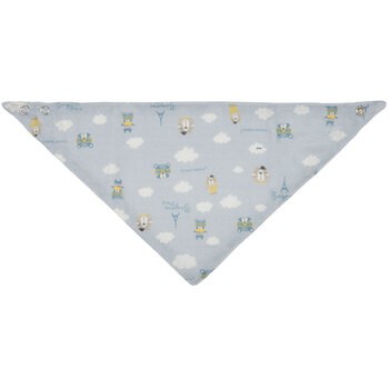 Canpol Babies, śliniak muślinowy Bonjour Paris, niebieski, 2 szt.