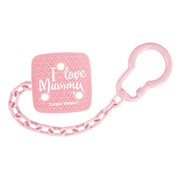 Canpol Babies, łańcuszek do smoczka uspokajającego I LOVE MUMMY, różowy, 1 szt. https://azcdn.doz.pl/image/d/product/50e601d2-scale-180x180.png