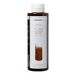 Korres, szampon z proteinami ryżu i wyciągiem z lipy do cienkich włosów, 250 ml