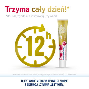 Protefix Premium Mocowanie, krem mocujący do protez zębowych, 47 g