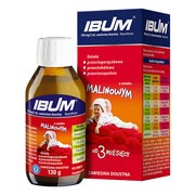 Ibum, 100 mg/5 ml, zawiesina doustna, smak malinowy, 130 g