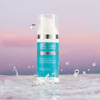 Bielenda Professional SupremeLab Hyalu Minerals, lekki hydro-krem z niskocząsteczkowym kwasem hialuronowym, 50 ml