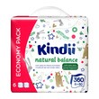 Kindii Natural Balance, chusteczki dla niemowląt i dzieci, 6 x 60 szt.