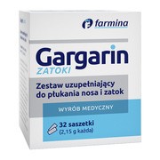 Gargarin Zatoki, zestaw uzupełniający do płukania nosa i zatok, 32 saszetki https://azcdn.doz.pl/image/d/product/7d0779df-scale-180x180.png