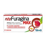 alt NeoFuragina Max, 100 mg, tabletki, 25 szt.