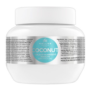 Kallos Kjmn, Maska odżywcza Coconut, 275 ml