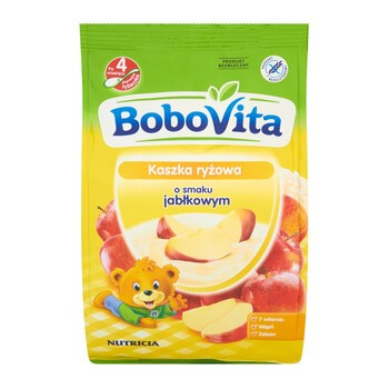 BoboVita, kaszka ryżowa o smaku jabłkowym, 180 g