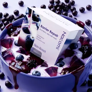 Nacomi, Barrier Repair Acai Berry Jelly-Milk, maska do twarzy, 80 ml