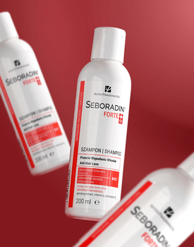 Seboradin Forte, szampon przeciw wypadaniu włosów, 200 ml