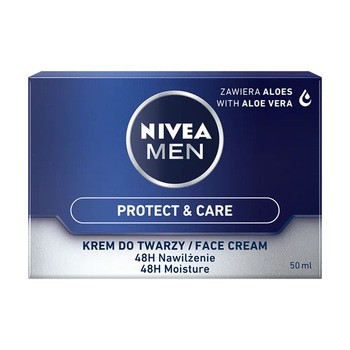 Nivea Men, krem nawilżający do twarzy, Protect & Care, 50 ml