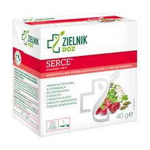 DOZ Zielnik Serce, herbatka ziołowa, saszetki, 20 szt.