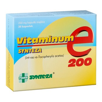 Vitaminum E Synteza, 200 mg, kapsułki miękkie, 30 szt.