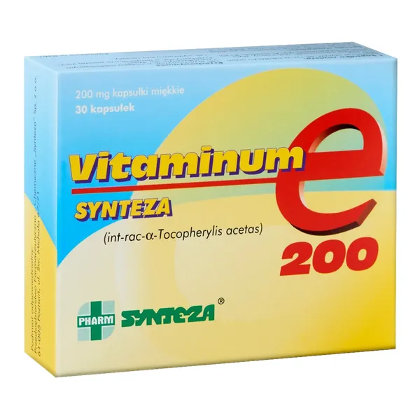 Witamina E 200 mg 30 kapsułek [SYNTEZA]