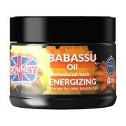 Ronney Babbasu Oil, maska energetyzująca do włosów farbowanych i pozbawionych blasku, 300 ml