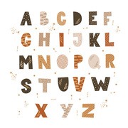 Sipo, Naklejki na ścianę dla dzieci, Alfabet Boho, 1 szt. https://azcdn.doz.pl/image/d/product/935ee4b0-scale-180x180.jpg