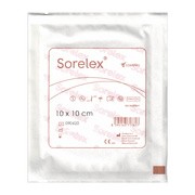 Sorelex, opatrunek przeciwbakteryjny, 10 cm x 10 cm, 1 szt.