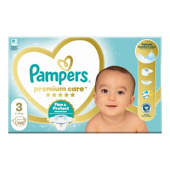 Pampers Premium Care Pieluszki, rozmiar 3 (6-10kg), 120 szt.