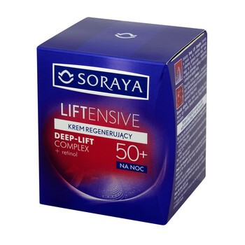 Soraya Liftensive 50+, krem regenerujący na noc, 50 ml