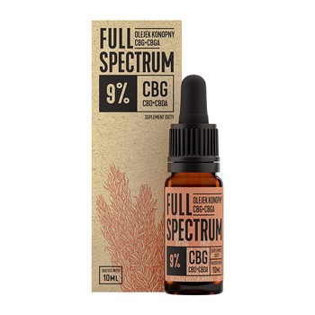Full Spectrum CBG+CBGa 9%, olejek konopny, 10 ml