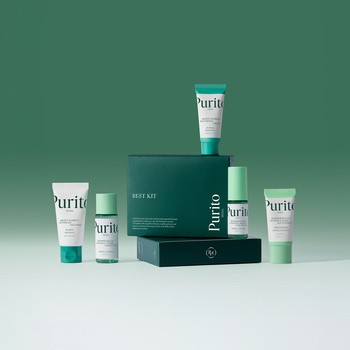 Purito Seoul Best Kit, podróżny zestaw kosmetyków do pielęgnacji twarzy, 1 szt.