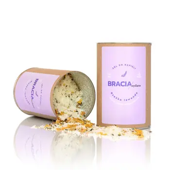 Bracia Mydlarze, sól do kąpieli, Rześka lawenda, 300 g