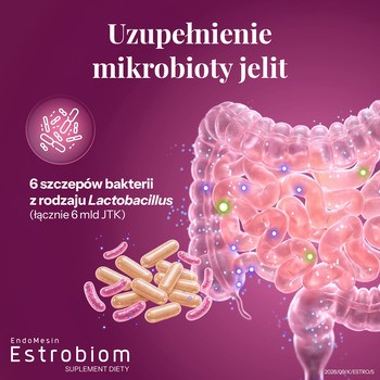 EndoMesin estrobiom, kapsułki, 30 szt. + 30 szt.