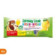 Zdrowy lizak MniamMniam z witaminami C i D, smak cytrynowy, lizaki, 40 szt. https://azcdn.doz.pl/image/d/product/ff7313cf-scale-180x180.png