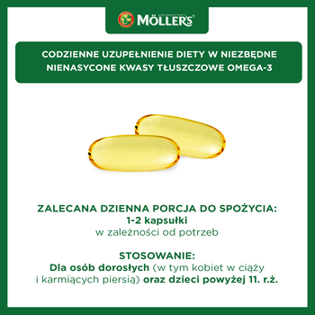 Mollers Omega-3 2000 mg, kapsułki, 60 szt.