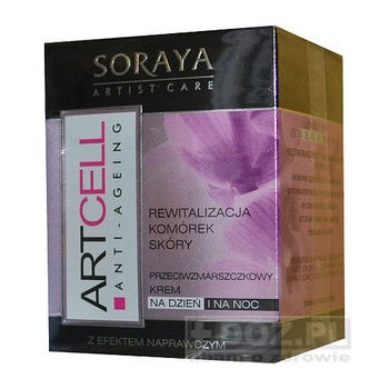 Soraya Artcell Anti-Ageing, krem przeciwzmarszczkowy na dzień i noc, 30+, 50ml