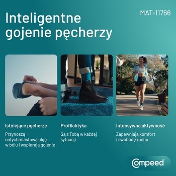 Compeed, plastry na pęcherze, średnie, 5 szt.