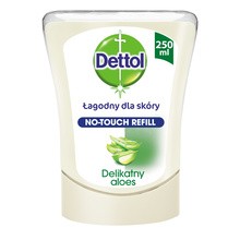 Dettol, antybakteryjne mydło w płynie aloe vera, wkład do bezdotykowego aplikatora, 250 ml