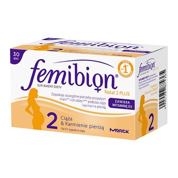 Femibion Natal 2 Plus, tabletki, 30 szt. + kapsułki, 30 szt.